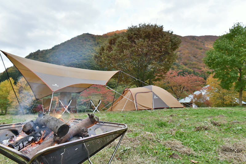 白神でキャンプ